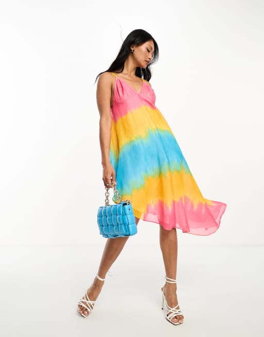 asos multicolor dress