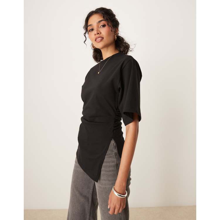 その他 SALSATION TOPS Asymmetric tshirt Size M Asymmetric T-Shirt – Salsation Limited
