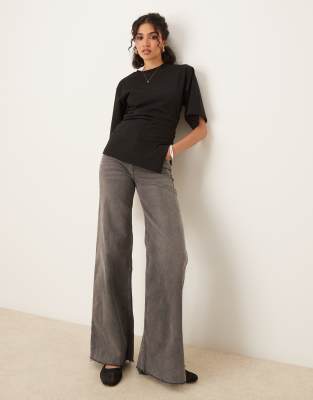 Asos Design Asymmetric Cinched T-shirt