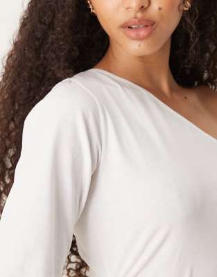 Asos Design Asymmetric Cinched T-shirt