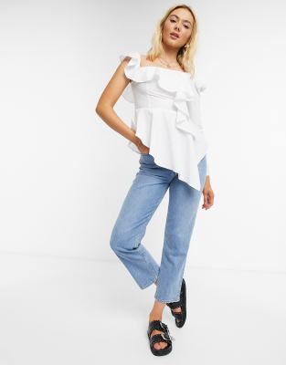 cotton ruffle top