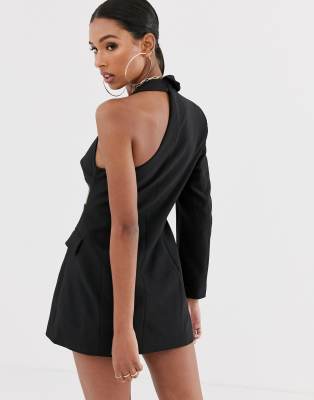 black blazer dress asos