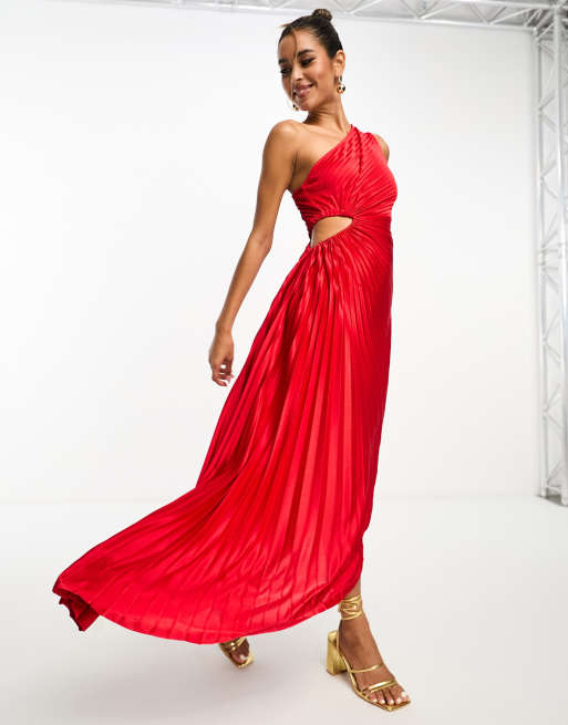 Asymmetric on sale gown dress