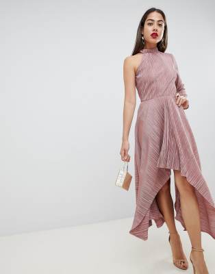 asos asymmetric one shoulder dress