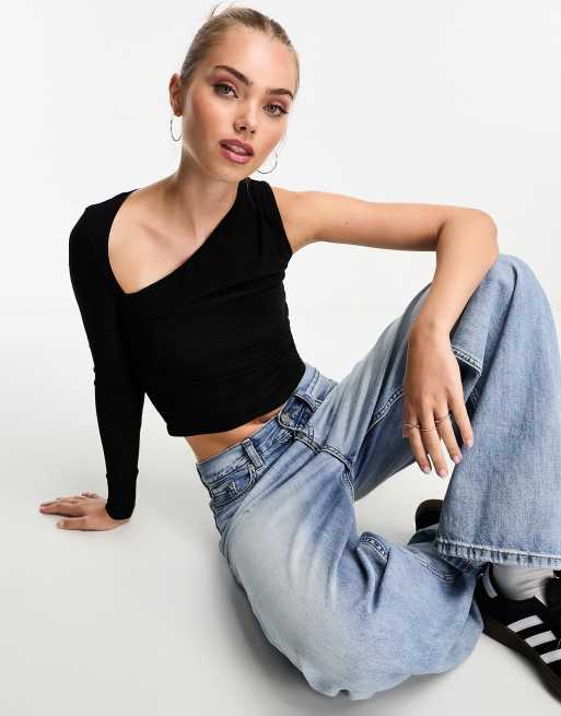 Asos one best sale shoulder top