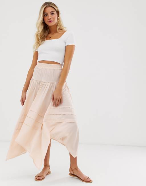 High low hotsell skirt asos