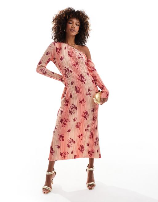 Ombre floral dress sale