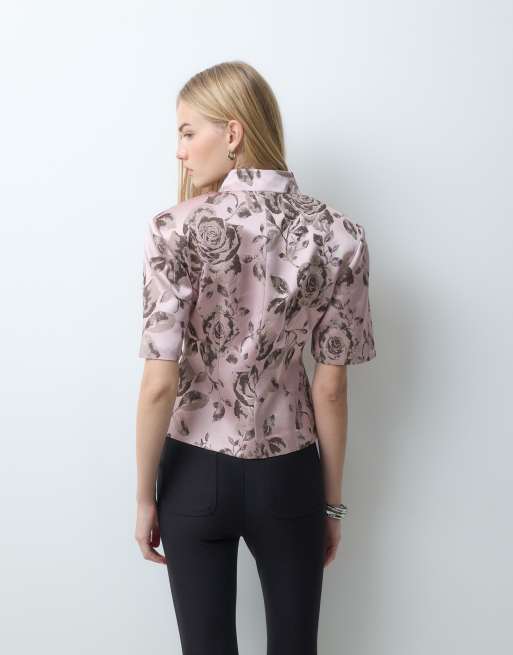 ASOS DESIGN asymmetric short sleeve blazer, 5 of 5