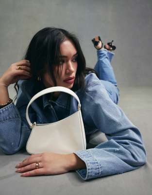 Black Asymmetric Shoulder Bag main image 1