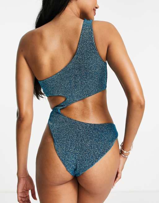 Glitter swimsuit cheap one piece