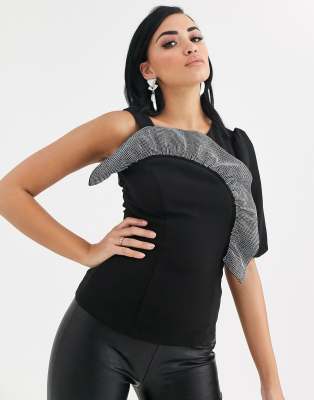 asos asymmetric top