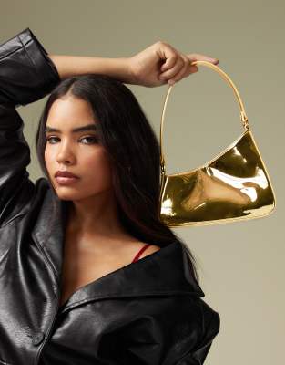 Asos gold bag on sale