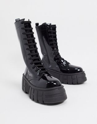 patent boots asos
