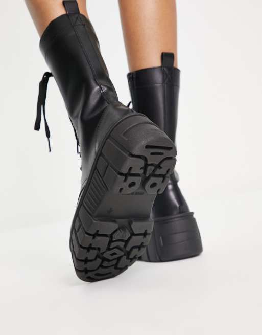 Zara boots outlet lace up