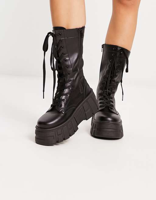 Asos discount plateau boots