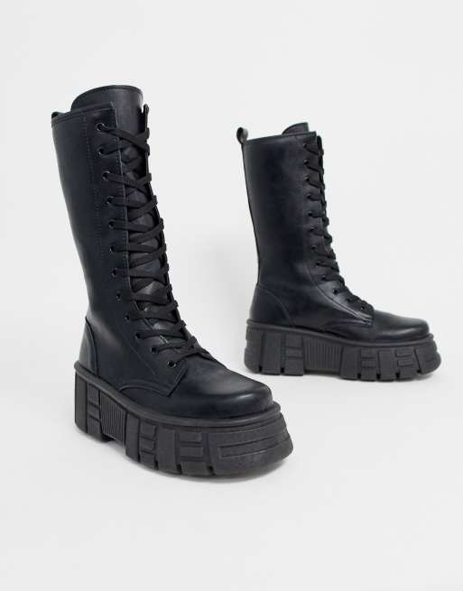 Black boots outlet asos