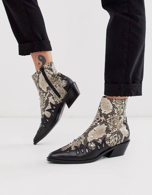 Asos store bottines cloutees