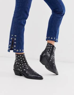 studded ankle boots asos