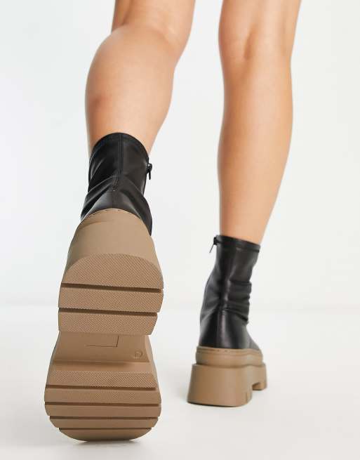 Tan on sale sock booties