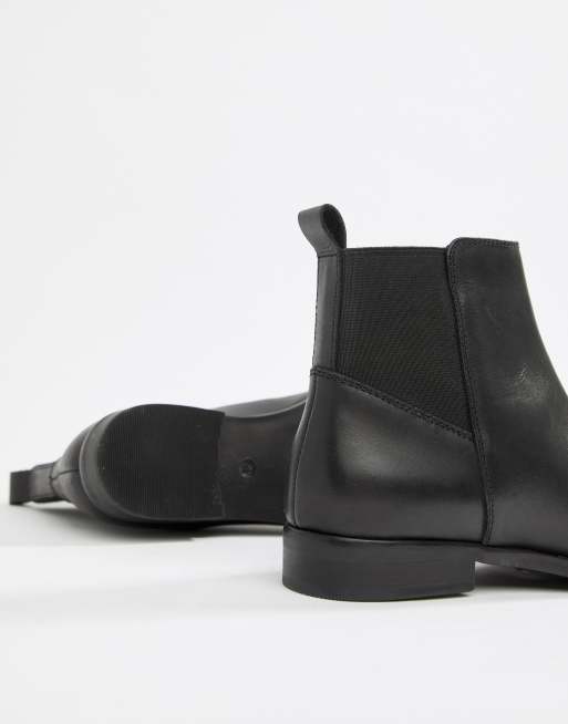 ASOS DESIGN Atom Chelsea Boots aus Leder ASOS