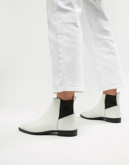 Asos design atom 2025 leather chelsea boots