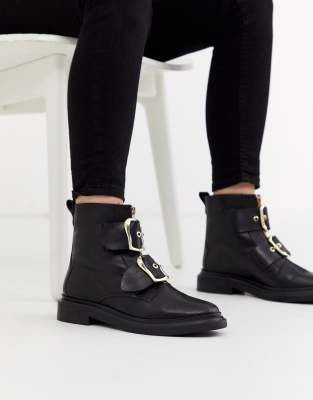 asos black ankle boots