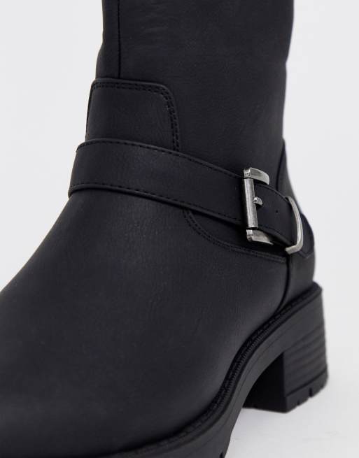 Asos womens biker boots hotsell