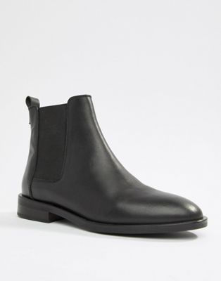 ASOS DESIGN Aura leather chelsea ankle boots | ASOS