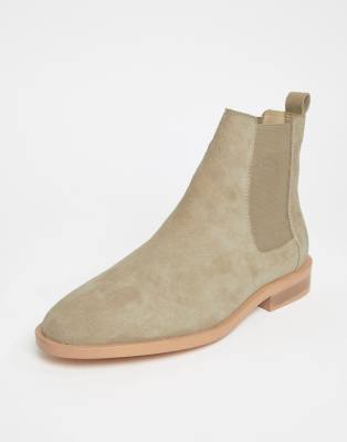 ASOS DESIGN Aura suede chelsea ankle boots ASOS