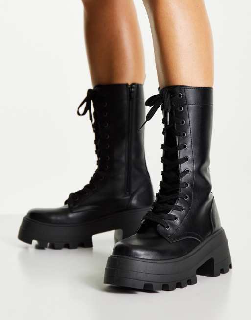 Lace up store boots asos