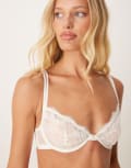 [ASOS DESIGN] ASOS DESIGN Aurora underwired bra in off white 36D Off white