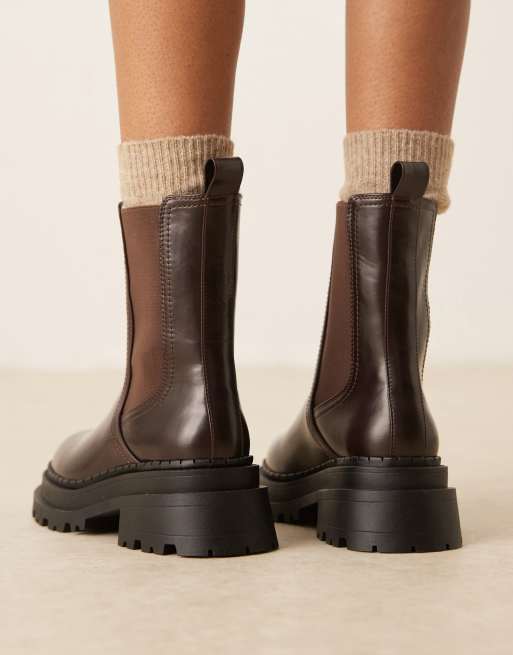 ASOS DESIGN - Austin - Bottines chelsea à semelle chunky - Chocolat, 4 de 4