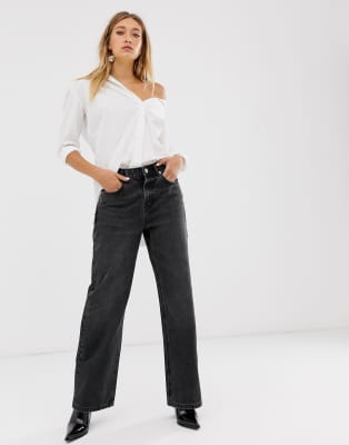 black dad jeans womens