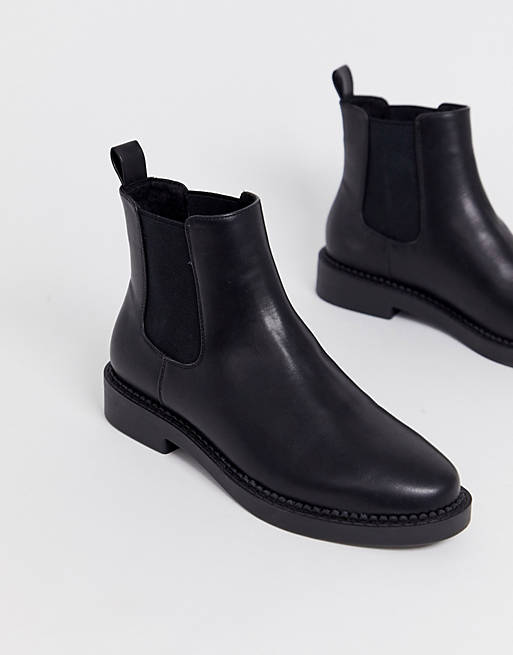 ASOS DESIGN - Auto - Chelsea boots met dikke zool in zwart