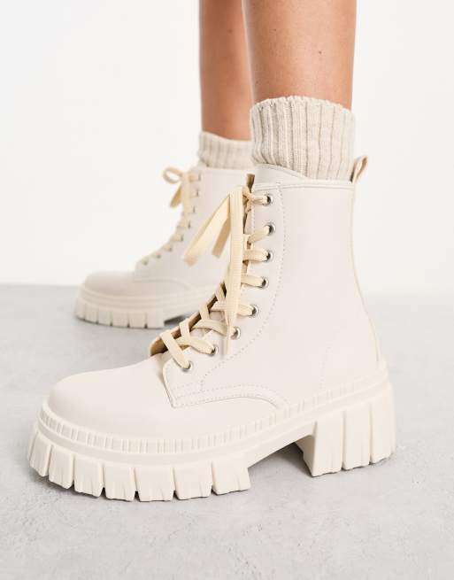 Asos cream boots hotsell