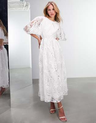 Avery g shop embroidered lace dress