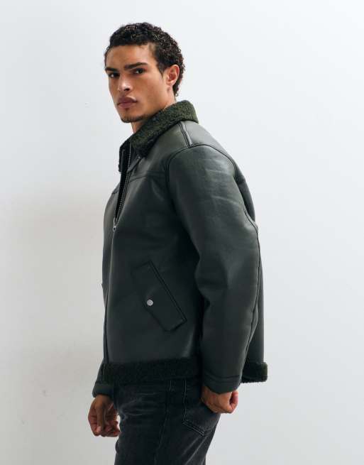 ASOS DESIGN aviator in green, 4 of 5