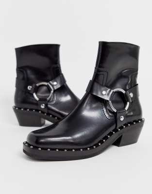 studded ankle boots asos