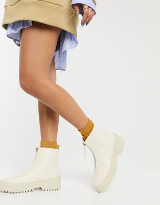 asos cream boots