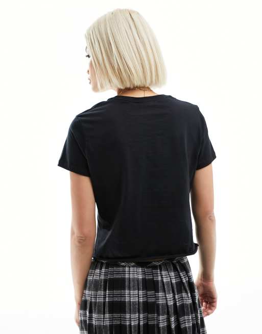ASOS DESIGN - Baby T-shirt met sloganprint in zwart, 3 van 3