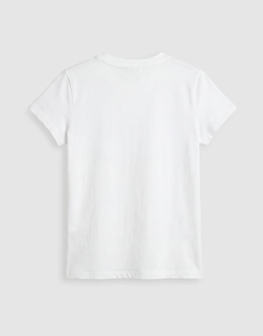 ASOS DESIGN baby tee with beaded Buenos Aires fruit graphic in white, 6 of 7