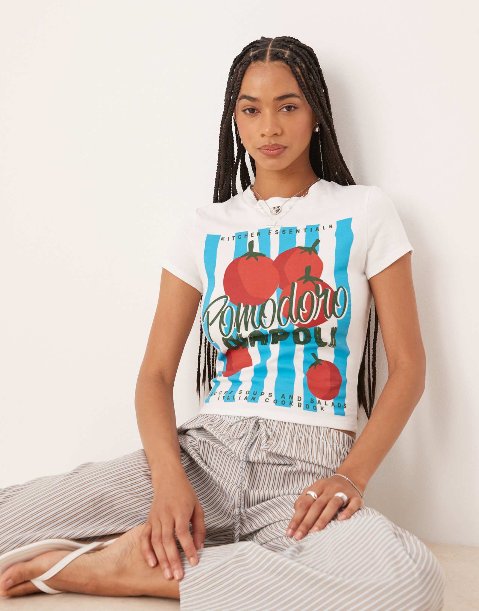 ДИЗАЙНЕРСКАЯ детская футболка ASOS с рисунком помидора
