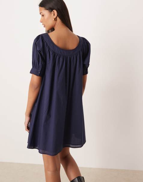 princess polly baby blue dress Dresses – Colour_Navy – AX Paris main image 0