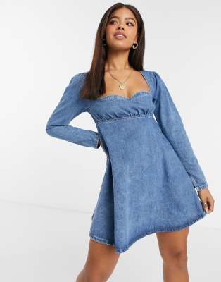 asos jean dress
