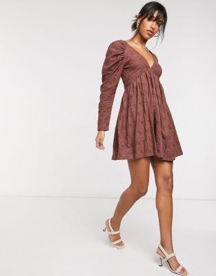 babydoll mini dress