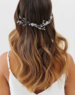 silver hair crown