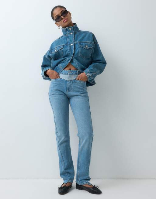 ASOS DESIGN back to front straight leg jean, 5 of 5