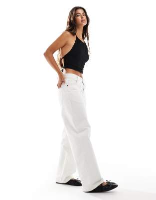 ASOS DESIGN ASOS DESIGN backless gathered halter top in black