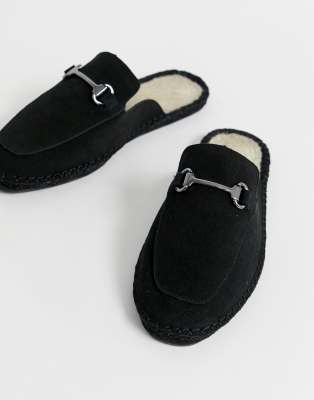 black mule espadrilles