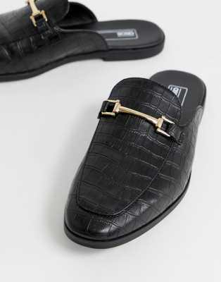 mock croc loafers